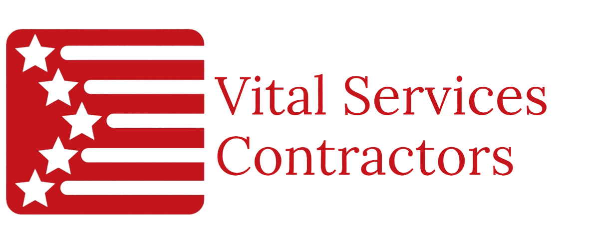 A logo for vital services contracting